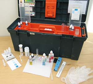 On-site water quality test ( aquapic)